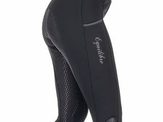 bryczesy Equilibre Enny Thermo, r, 38, granatowe, ocieplane, zimowe, pełny silikonowy lej, jak nowe