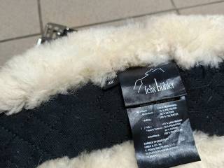 Popręg Felix Buhler 120 z naturalnym futrem