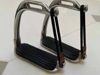 Strzemiona bezpieczne Metalab z czarnymi wkładkami