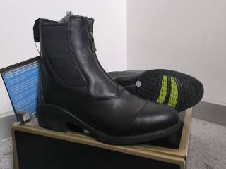 Sztyblety mountain horse 37 carbonowe czarne skórzane