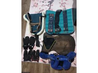 Wyprzedaż paki pony poręg czaprak kantar nauszniki