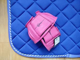 Kaloszki gumowe dla konia, różowy, Covalliero Full