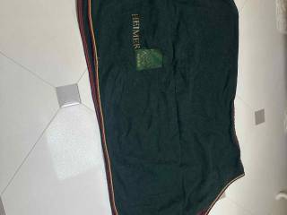 Heimer derka wełniana gruba butelkowa zieleń 145 cm