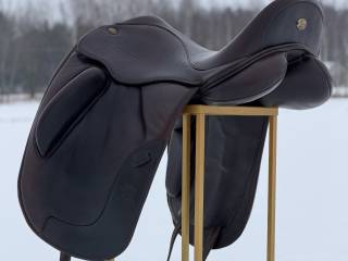 Unikalne brązowe Siodło ujeżdżeniowe Fairfax gareth 17 cali wymienne łęki modułowe