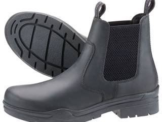 buty Steeds Stable Master IV, r. 36, Z BLASZKĄ, czarne, skórzane, nowe