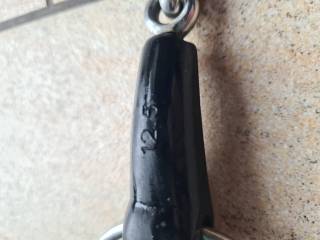 Wędzidło gumowe pojedynczo łamane 12,5cm