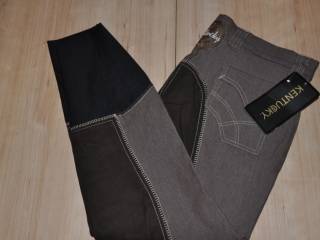 bryczesy Kentucky Nevada City, brązowe, r. 44, męskie, pełny lej, NOWE