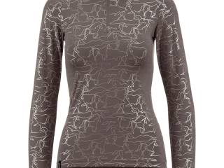 bluzka, koszulka Steeds Anni,   r. S, orzechowa, długi rękaw, jak nowa