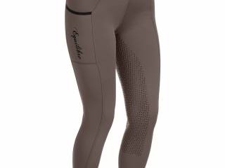 bryczesy Equilibre Thermo Kristen , r. 38 , orzechowe, pełny lej, ocieplane, damskie,  nowe z wadą