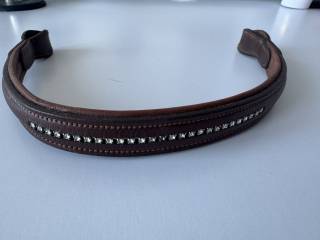 Naczółek Bruno delgrande z kryształkami svarowskiego