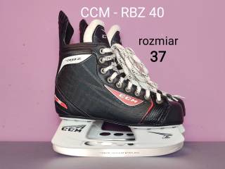 Jak nowe łyżwy CCM RBZ 40 hokejowe - rozmiar 37 - 24 cm [#79]