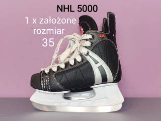 Raz założone łyżwy NHL hokejowe - rozmiar 35 - 22,5 cm [#80]