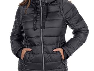 kurtka Felix Buhler Cecile, r. M, 2in1, czarna, kurtka+kamizelka, jak nowa z wadą