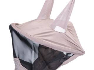 maska Felix Buhler Stretch Comfort Pro z zamkiem, r. M, COB, beżowa, jak nowa z wadą