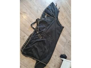 derka Waldhausen, padokowa, czarna, r. 145 cm, z polare,. ok 100 g, używana