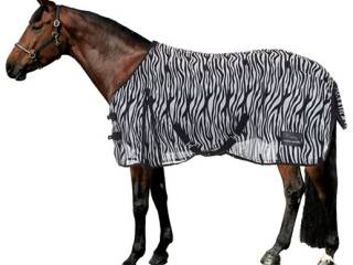 derka siatkowa Thermo Master, r. 125 cm, zebra, przeciw owadom, jak nowa