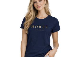 Horss koszulka damska Organic - navy