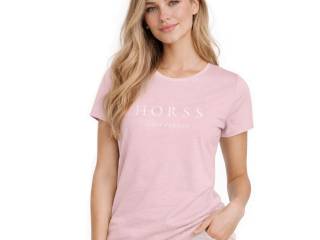 Horss koszulka damska Organic - Powder pink