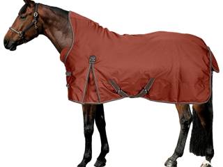 derka Thermo Master Jesco II, r. 145 cm, 100 g, pumpkin, z polarem, padokowa, bdb
