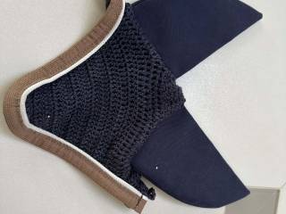 Nauszniki granatowe Exklusiv Horse Wear cob