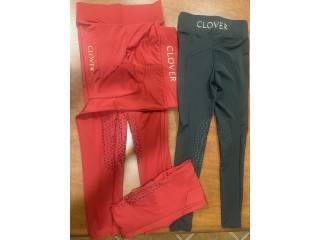 Legginsy jeździeckie – czerwone i czarne