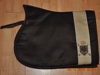 czaprak Euro Star Stripe Simileath, brązowy, full, skokowy