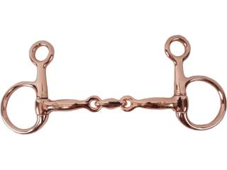 Wędzidło Baucher podwójnie łamane Rose Gold Balotade®