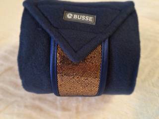 Owijki BUSSE Classic Glitter 350 × 12 cm Granatowe/brokat