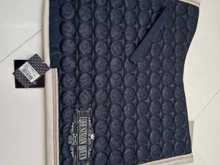 Nowy czaprak granatowy Equestrian Queen full
