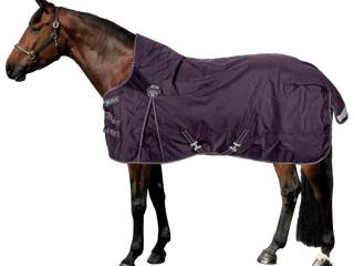 derka Felix Buhler Perfect Fit Nylon PRO Highneck, fioletowa, r. 135 cm, 0 g, padokowa, 1680 DEN, używana