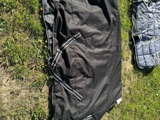 NOWA derka padokowa czarna 145 cm 300 g