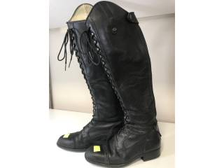 332.40. Oficerki wiązane Felix Buhler Monza rozmiar 40 Tight, łydka 35 cm +/-, wysokość 45,5 cm