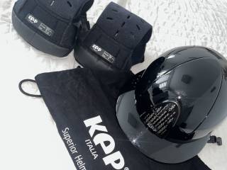 KEP ITALIA SMART POLO VISOR KASK JEŹDZIECKI POLISH CZARNY
