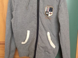 bluza Kingsland r. XS, unisex, szara z kapturem, stan bdb!