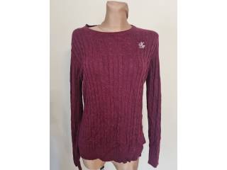 sweter Felix Buhler Melina, r. L, bordowy, damski, bdb
