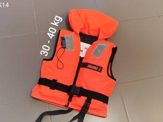 Nowa kamizelka ratunkowa LALIZAS 100N - dla dzieci 30-40 kg / ISO 12402-4