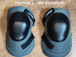 Ochraniacze na kolana - na rolki, deskorolkę, hulajnogę - rozmiar L dla dorosłych
