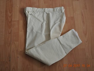 bryczesy Euro Star Husar, kremowe, r. 44, damskie, pełny lej, NOWE