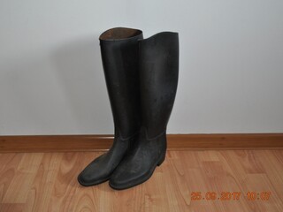 oficerki gumowe, czarne, r. 37, stan bdb