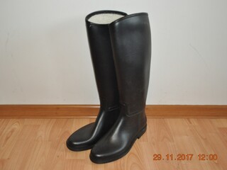 oficerki Steeds Start, r. 41, czarne, gumowe, ocieplane, NOWE