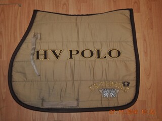 czaprak HV Polo, brązowy/beżowy, dwustronny, wszechstronny, stan bdb