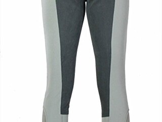 bryczesy Euro Star Easy Rider Yana, r. 176, szare (silver grey), pełny lej, młodzieżowe, NOWE