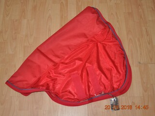kaptur do derki HV Polo Sunset Pepper, czerwony, r. XL, NOWY