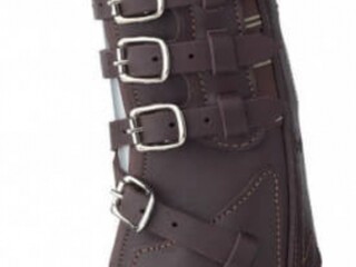 Prestige ochraniacze skórzane brąz kmpl