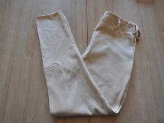 bryczesy Crane Sports, legginsy, r. 40/42, beżowe, damskie, lej kolanowy materiałowy, NOWE