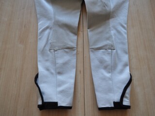 bryczesy Feroti, r. M, szare, męskie, pełny lej, NOWE