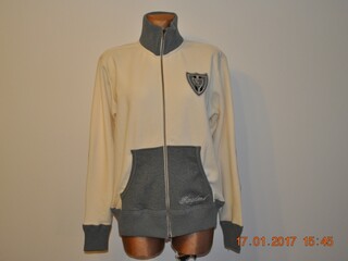 bluza, polar Kingsland Hopkins, r. S, kremowa, męska, NOWA