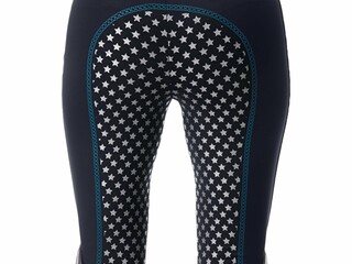 bryczesy Equilibre Bailey, r. 164 cm, legginsy, granatowe, pełny silikonowy lej, używane(1)