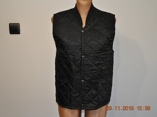 kamizelka Bywater Clothing, czarna, r. 34, pikowana, lekka, NOWA