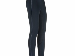 bryczesy Euro Star Athletics Glam, granatowe, r. 36, pełny lej silikonowy, softshell, NOWE